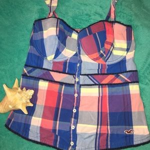 ❤️ Hollister corset like top medium 2/$15